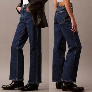 Calvin Klein Original Bootcut Fit Jeans - Dark Wash - Size 25 Tall
